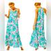 Lilly Pulitzer Dresses | Lilly Pulitzer Luliana Maxi Dress One In A Melon Size Xl | Color: Green/Pink | Size: Xl