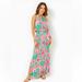 Lilly Pulitzer Dresses | Lilly Pulitzer- Shirelle Maxi Set, Journey To The Jungle, Size Xl | Color: Green/Pink | Size: Xl