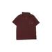 Billabong Short Sleeve Polo Shirt: Burgundy Marled Tops - Kids Boy's Size Small