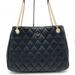Kate Spade Bags | Kate Spade Carey Large Smooth Quilted Leather Tote Bag Black | Color: Black/Gold | Size: Large