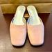 Coach Shoes | Coach Babette Suede Mules Slides Flats Pale Pink | Color: Pink | Size: 8.5