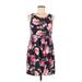 Old Navy Casual Dress - Mini Scoop Neck Sleeveless: Black Print Dresses - Women's Size Medium