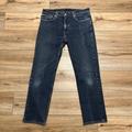 Levi's Jeans | Men's Levis 514 Straight Denim Jeans Sz 34x30 Blue Stretch Modern Red Tab | Color: Blue | Size: 34