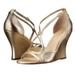 Lilly Pulitzer Shoes | Lilly Pulitzer Janie Wedge, Size: 6.5, Color: Metallic Gold | Color: Gold | Size: 6.5