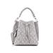 Louis Vuitton Leather Bucket Bag: Gray Bags