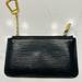 Louis Vuitton Accessories | Louis Vuitton Black Epi Leather Pochette Cles Key Holder | Color: Black | Size: Os