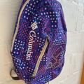 Columbia Bags | Columbia Sportswear Floral Backpack | Color: Blue/Purple | Size: Os