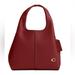 Coach Bags | Coach Lana 23 Brass/Enamel Red Polished Pebble Leather Medium Shoulder Bag | Color: Red | Size: Medium