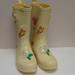 Disney Shoes | Disney Flower And Garden Festival Epcot Rain Boots Yellow Size 7 | Color: Yellow | Size: 7