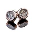 Of Rose Gold Movement Cufflink Mens Gifts Cufflinks Exquisite Metal For Women And Men Cufflinks Shirt Accessories (Main Stone Color : Gold, Metal color : Only cufflinks) (Only Cufflinks Gold)