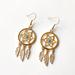 Free People Jewelry | Dream Catcher Feather Tassel Earrings | Color: Silver | Size: Os