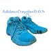Adidas Shoes | Adidas+Crayola+D.O.N Vibrant Blue Athletic Sneakers Sz 4 Unisex Kids Mesh Upper | Color: Blue | Size: 4bb