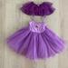 Disney Dresses | Disney Leotard With Tutu Inspired By Frozen Anna | Color: Purple | Size: 4tg