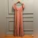 Urban Outfitters Dresses | Bridgerton Style Urban Outfitters Garden Party Maxi Dress, Pink Floral | Color: Pink | Size: M