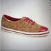 Kate Spade Shoes | Keds Kate Spade Corky Lipstick Pink Sneakers. Size 7.5 | Color: Pink/Tan | Size: 7.5