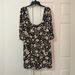 American Eagle Outfitters Dresses | American Eagle Floral Dress | Color: Black | Size: L