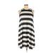 Gap Casual Dress High Neck Sleeveless: Black Print Dresses - Women's Size Large