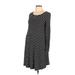 Ingrid + Isabel Casual Dress: Black Stripes Dresses - Women's Size X-Small Maternity