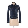 Supplies Denim Jacket: Short Blue Print Jackets & Outerwear - Women's Size X-Small