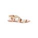 Sandals: Ivory Solid Shoes - Women's Size 10 - Open Toe