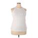 Old Navy Active Tank Top: White Activewear - Women's Size 2X