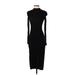 Vince. Casual Dress - Sweater Dress: Black Dresses - Women's Size 0