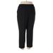 Simply Vera Vera Wang Casual Pants - High Rise: Black Bottoms - Women's Size X-Large