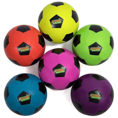 6 Regulation Size Neon Soccer Balls