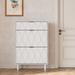 Shoe Cabinet, Tipping Bucket Shoes Storage Cabinet with 3 Flip Drawers, Narrow Shoe Rack Cabinet for Entryway