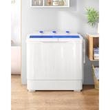 Biwave 26LBS Portable Washing Machine, 2 in 1 Portable Washers with Drain Pump - 14.2"D x 24.2"W x 28.7"H
