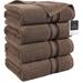 Large Bath Towels - 100% Cotton Bath Sheets,Zero Twist, 4 Piece Bath Sheet Set, Quick Dry, Super Soft Shower Towels