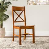 Middlebrook Antique X-Back Dining Side Chairs (Set of 2)