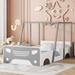 Kid-Friendly Design Twin Size Bed Kids Bed Twin Size Car-shaped Bed