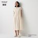 Women's Linen-Blend Short-Sleeve Shirt Dress | Natural | 2XS | UNIQLO US