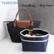 TINBERON Makeup Handbag Organizer For Tote Bag Cosmetic Storage Nylon Bag in Bag Large Capacity Bags