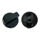 2PCS Black Gas Stove Knobs Cooker Oven Control Switch 6mm Bakelite Rotary Parts Kitchen Button