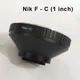 Nik - C for Nikon F mount manual lens for C mount camera CCTV video recorder Metal Mount Adapter