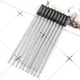 10Pcs New Large Diamond Metal Pen Refill Student Stationery Ballpoint Pen Refill Small Crown Pen