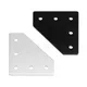 5 Holes 90 Degree Joint Board Plate Corner Angle Bracket L Connection Joint Plate For 2020 Aluminum