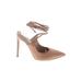 Steve Madden Heels: Pumps Stiletto Cocktail Tan Solid Shoes - Women's Size 6 1/2 - Pointed Toe