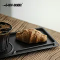 MHW-3BOMBER Stainless Steel Coffee Tray Delicate Travel Camping Tools for Serving Food Classic Home