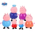 Peppa Pig Cartoon Family Doll Toy George Pink Pig Little Sister George Pig Boy Girl Action Doll Toy