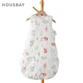 Baby Sleeping Bag Spring Thin Sleeveless Sleepsack Kids From 1 To 2 Years Sleepwear Cartoon Elephant