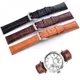 Leather Watchband Top Grade Unisex Replacement Watch Strap Multicolor 2mm 14mm 16mm 18mm 20mm 22mm