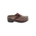 Klogs Mule/Clog: Slip On Platform Casual Brown Shoes - Women's Size 9 1/2 - Round Toe