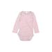 Baby Boden Long Sleeve Onesie: Pink Print Bottoms - Size 12-18 Month