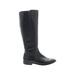 Lands' End Boots: Black Solid Shoes - Women's Size 8 1/2 - Almond Toe