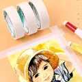 Watercolor Masking Adhesive Tape Painting Textured Paper Leave Glue Cover Tap Art White Tool Paper