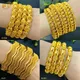 ANIID Luxury African 24k Gold Plated Bangles For Indian Women Wedding Bridal Ethiopian Brazilian