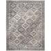 Brown 144 x 110 x 0.28 in Area Rug - Nourison Rectangle Grafix Moroccan Machine Made 9'2" x 12' Cotton/Area Rug in Blue/White/Gray Polyester | Wayfair